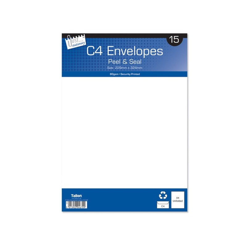 C4 White Envelopes