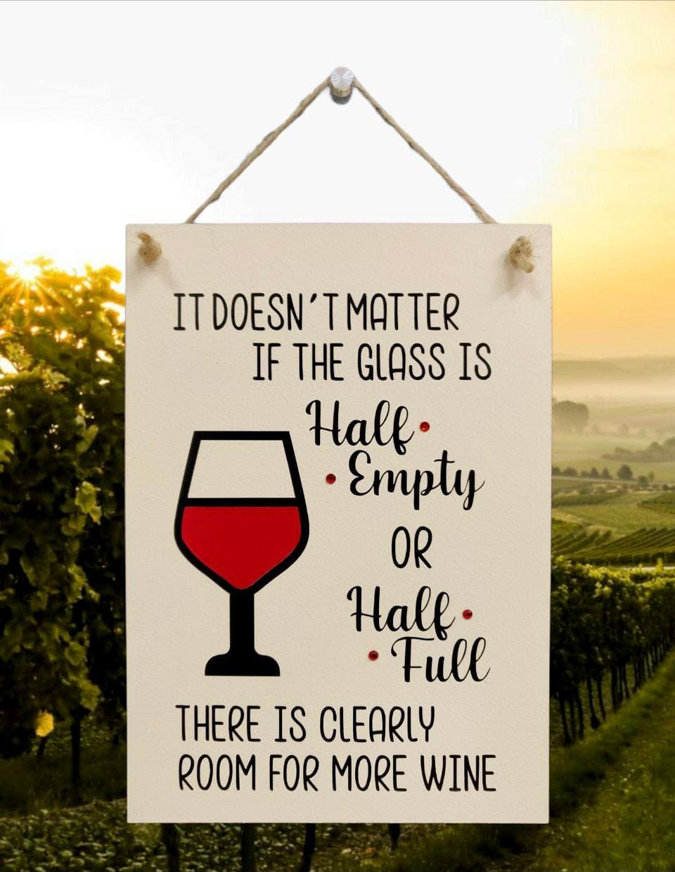 Red Wine Half Empty