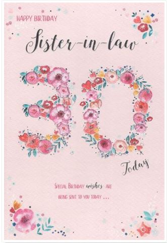 Sister in Law Age 30