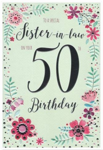 Sister in Law Age 50