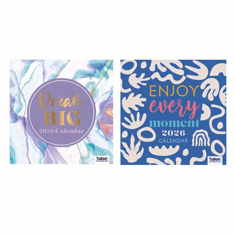 Square Calendar: Illustrated Quotes