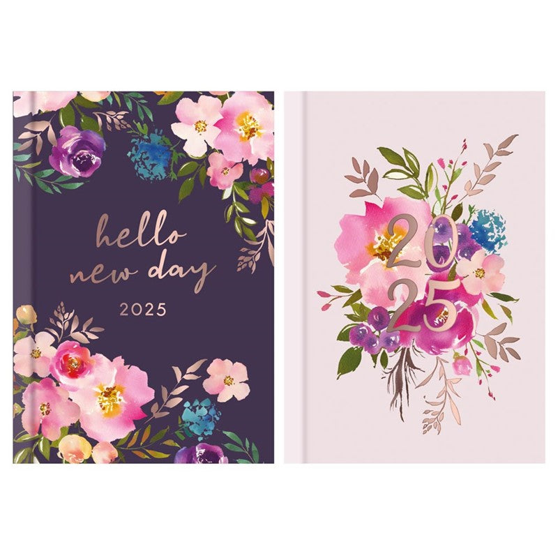 A6 WTV Vintage Floral Diary