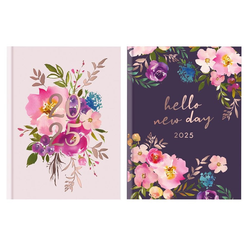 A5 WTV Vintage Floral Diary