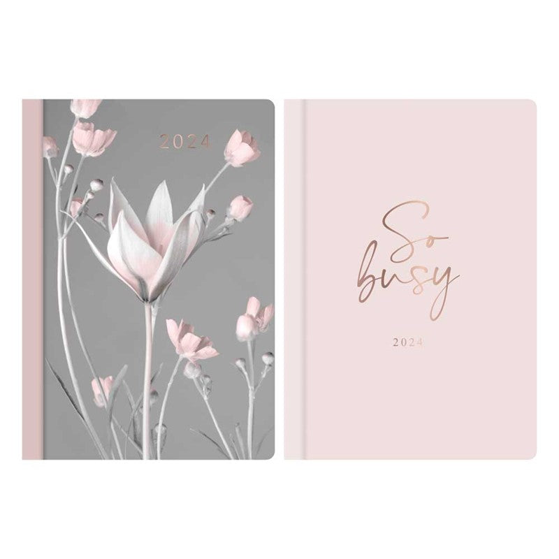A5 WTV Floral and Quote Diary