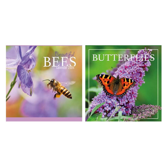 2024 Bees & Butterflies Square Calendar