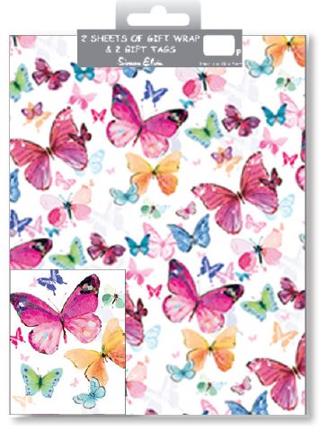 Pack Wrap: 2 Sheets and 2 Tags