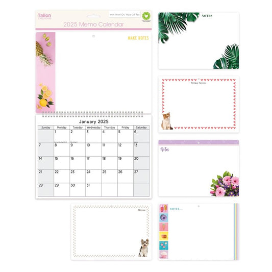 2024 Memo Calendar With Pen