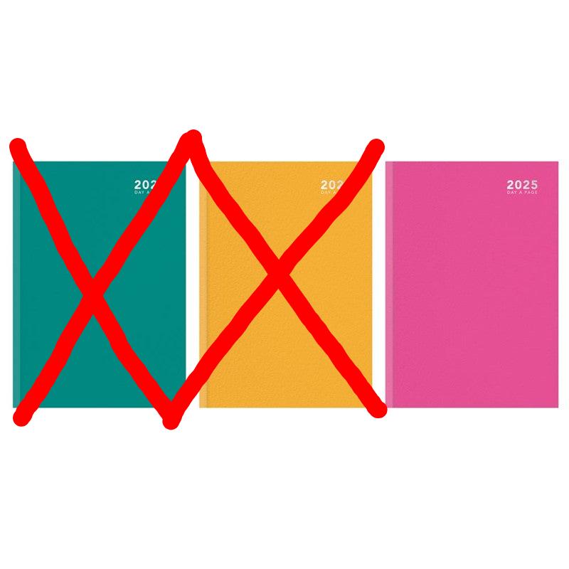 A4 DAP Bright Diary (Pink)