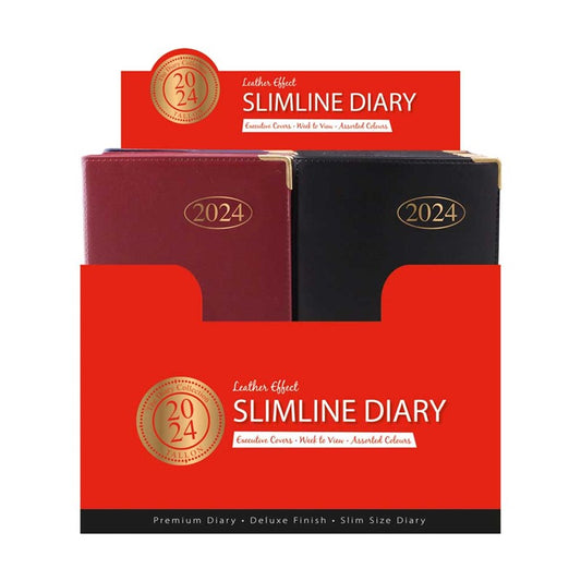 2024 Premium PVC Slim Diary