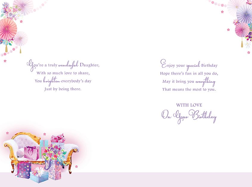 Daughter Birthday