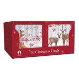 10 Square Cards - Deer/Squirrel
