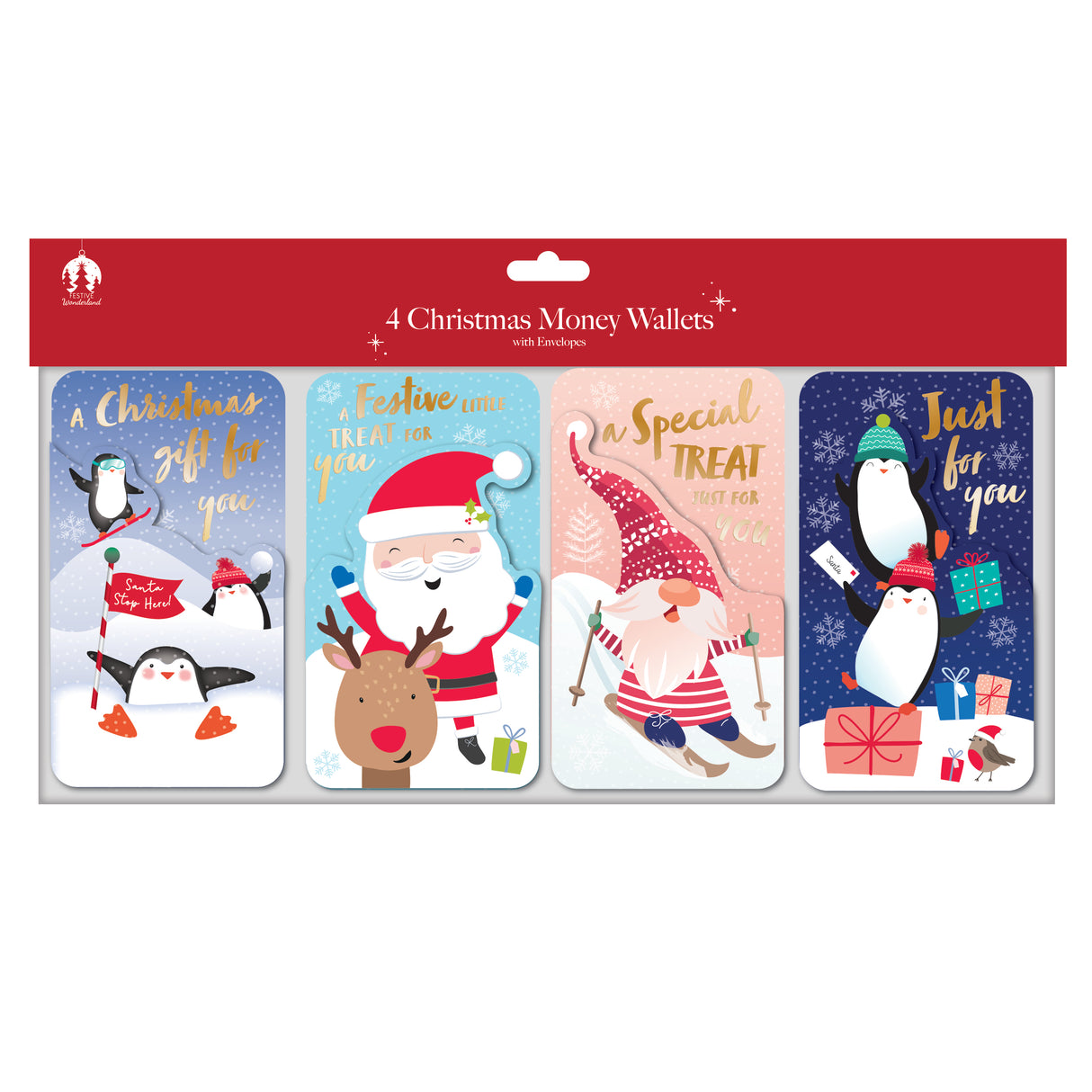 4 Pk Cute Money Wallets