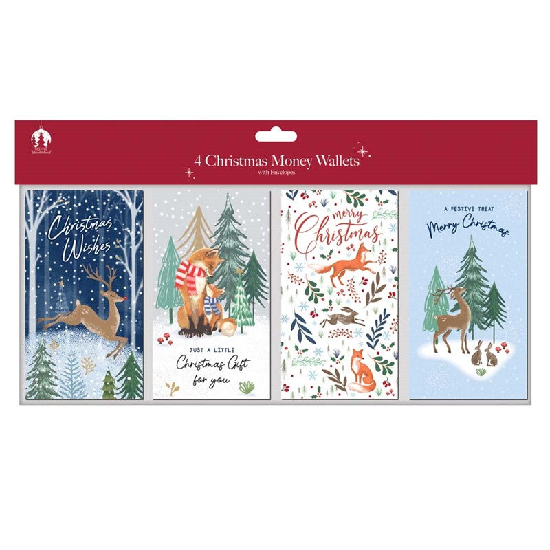 4 Pk Contemporary Money Wallets