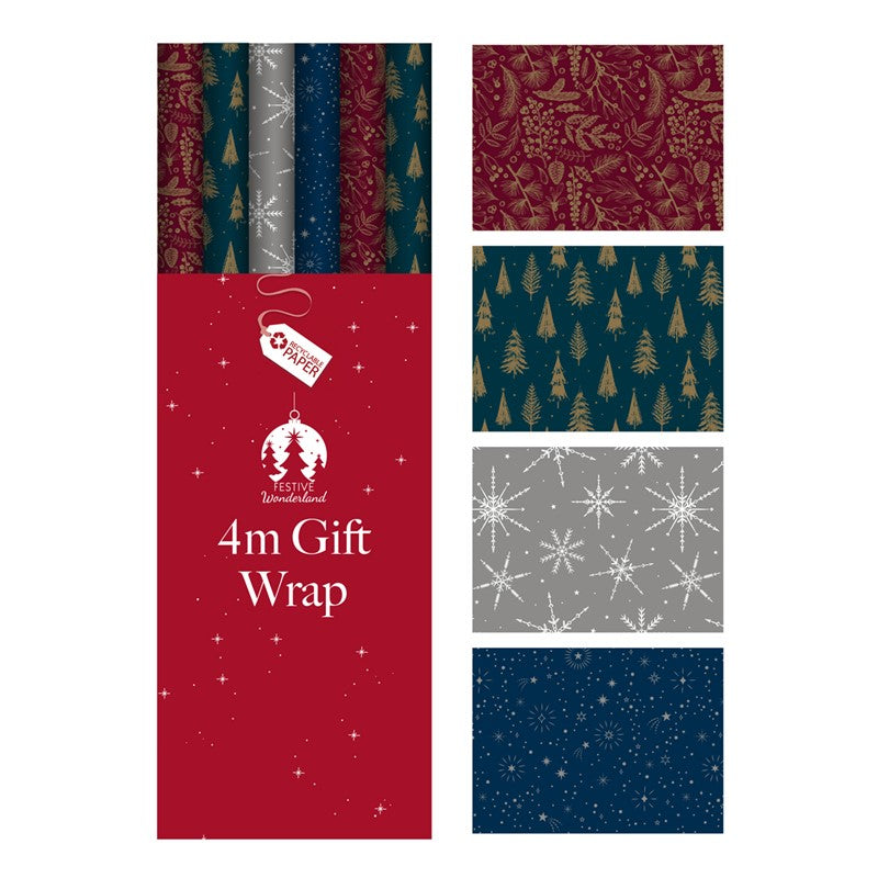 36 x 4m Contemporary Christmas Wrap
