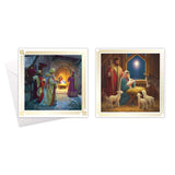 10 Square Cards - Nativity