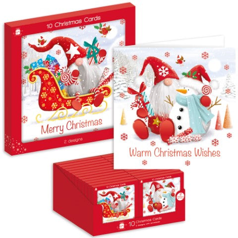 10 Square Cards - Gonks