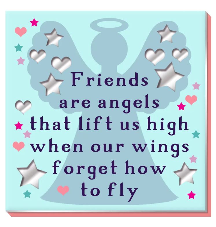 Los amigos son como ángeles