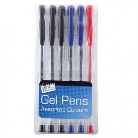 Bolígrafos de gel de colores surtidos