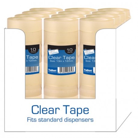 10 Rolls of Clear Tape