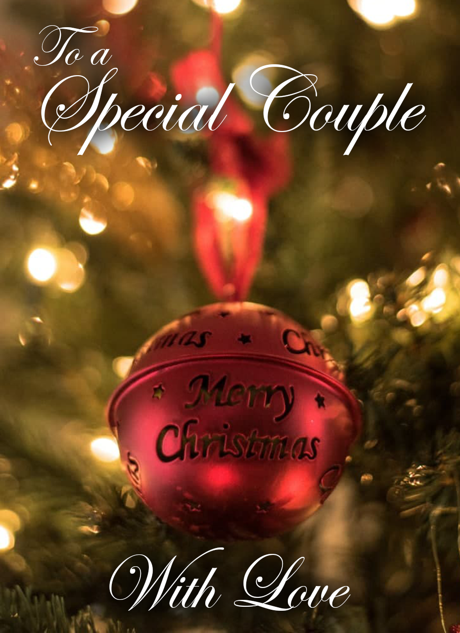 Special Couple Red Bauble