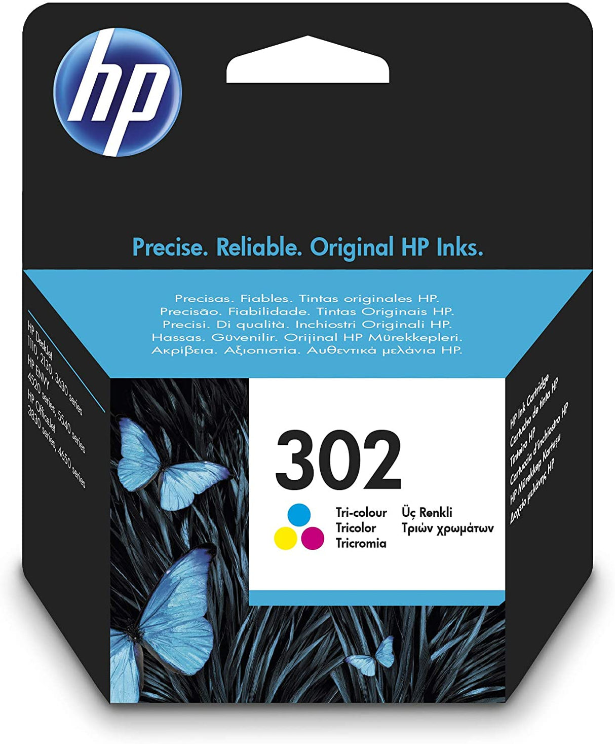 Cartucho de tinta original HP 302 tricolor