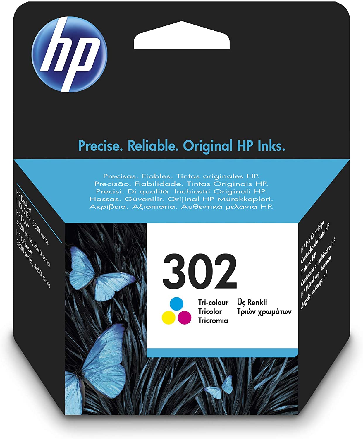 HP 302 Tri-Colour Original Ink Cartridge