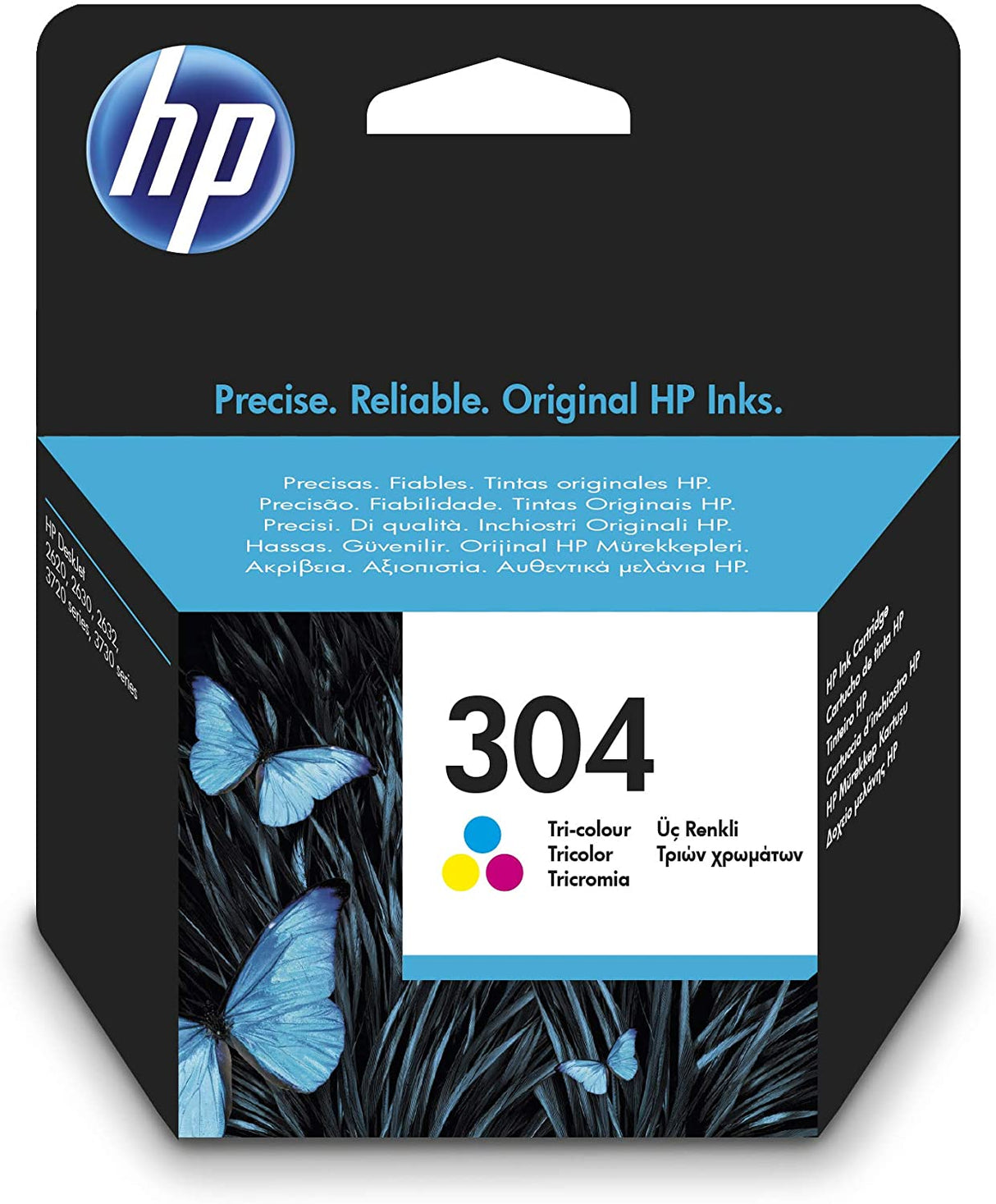 Cartucho de tinta original HP 304 tricolor