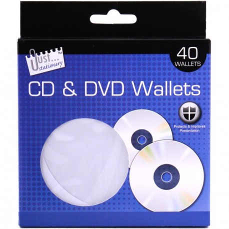 40 CD & DVD Wallets