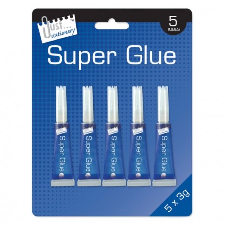 5 Tubes of Super Glue