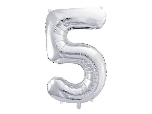"5" Silver Helium Balloon