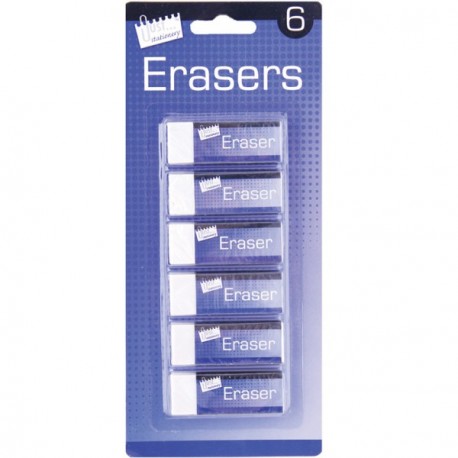 6 Erasers