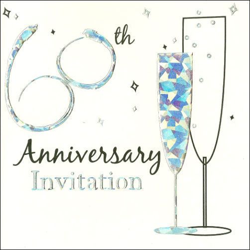 60th Anniversary Invitation