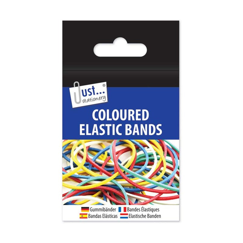 Elastic Bands Assorted Colours