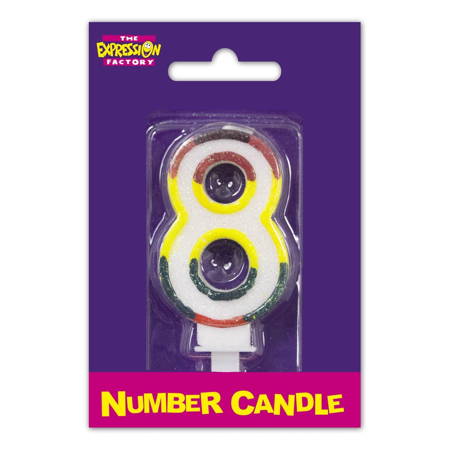 Number 8 Candle