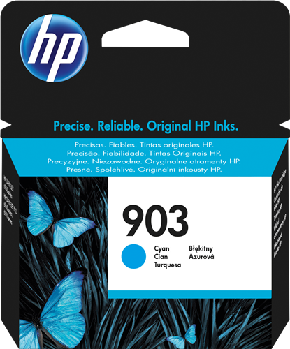 Cartucho de tinta original HP 903 cian