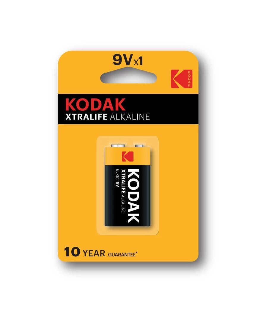Kodak Xtralife Alkaline 9V Battery