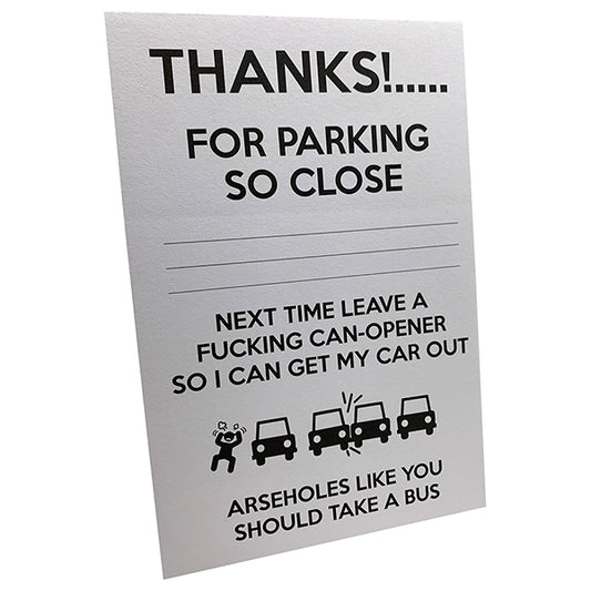 Memo Pad - Parking