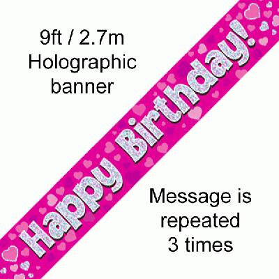 Happy Birthday Female Banner