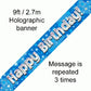 Happy Birthday Male Banner