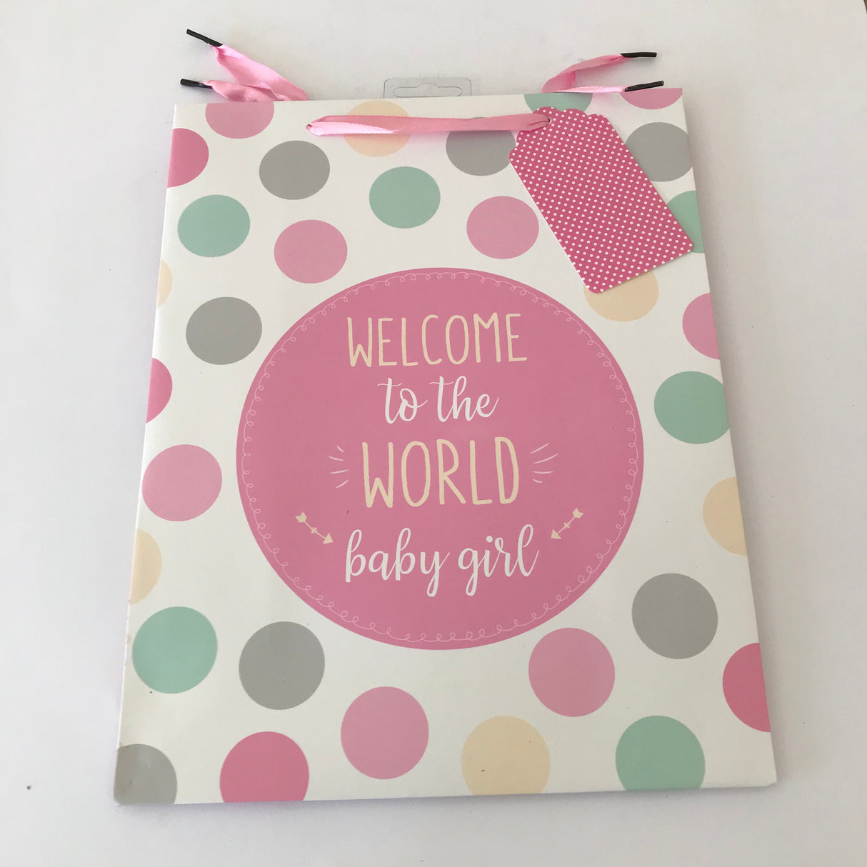 Large Baby Girl Gift Bag