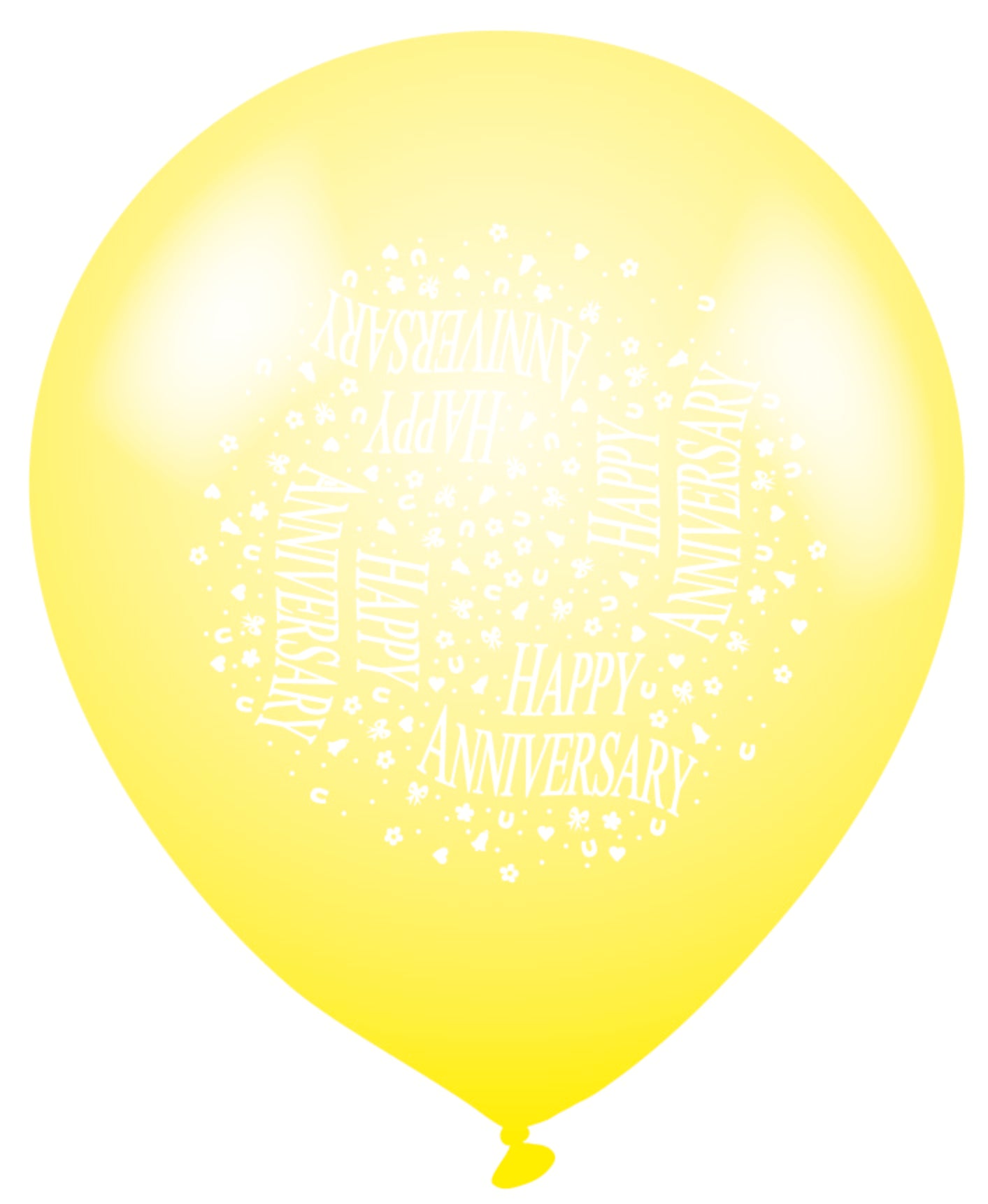 Happy Anniversary Latex Balloons
