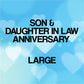 Son & Daughter In Law Anniversary