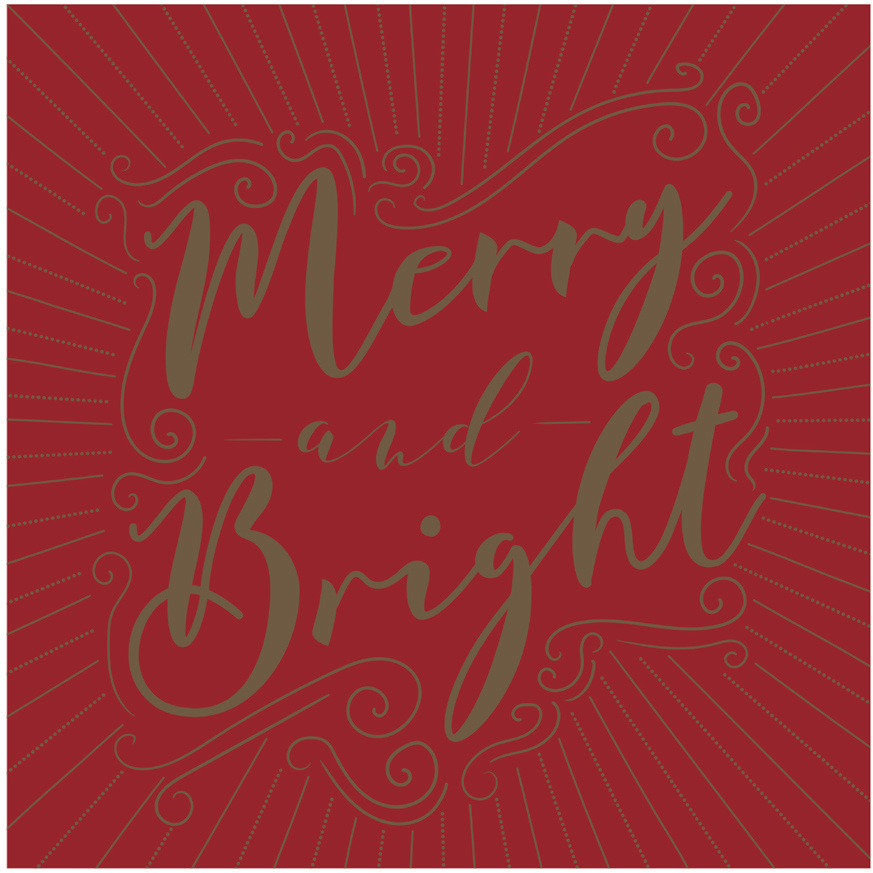 Merry &amp; Bright Acetate 12pk