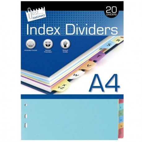 Divisor de índice A4 (AZ) x 20