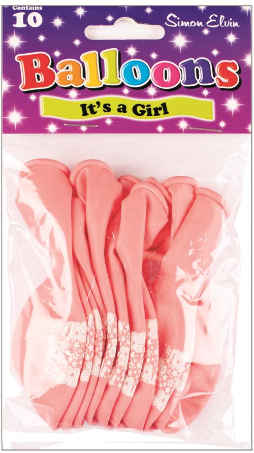It's a Girl Latex Balloons