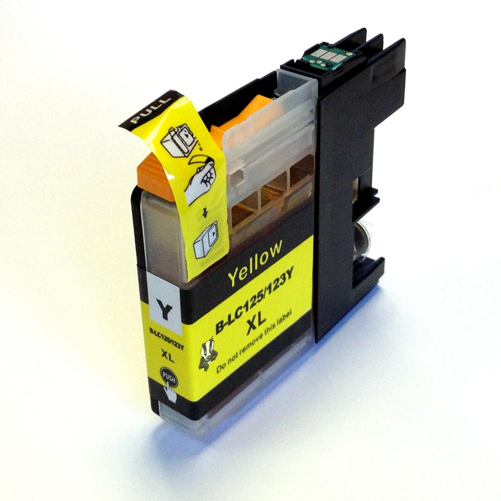 Brother LC123 XL Yellow Ink Cartridge