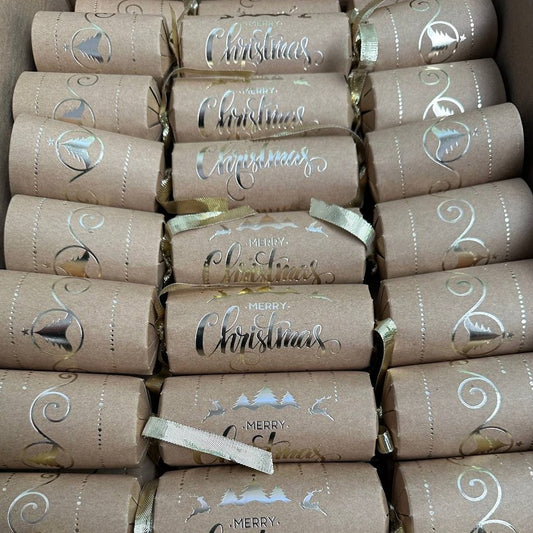 50 Gold Kraft Catering Crackers